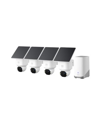 eufy Security SoloCam E42 4-Cam Kit, 4K Security Camera Wireless ...
