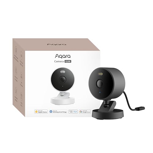 Aqara G100, 2K Indoor/Outdoor Security Camera, HomeKit Secure Video, 2-Way ...