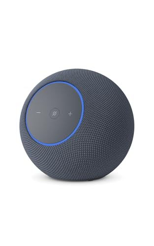 Amazon Echo Studio (newest model), compact design, immersive spatial audio ...