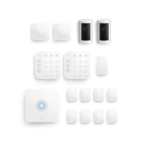 Ring Alarm 14-Piece Kit with Ring Outdoor Cam Plus, Battery ...