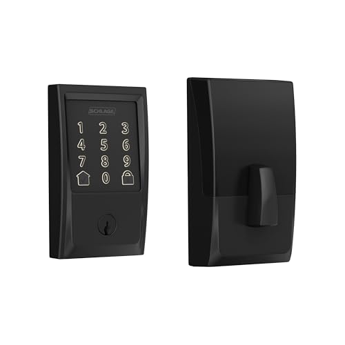 Schlage Encode Smart Wi-Fi Deadbolt Lock with Touchscreen Keypad, Keyless ...