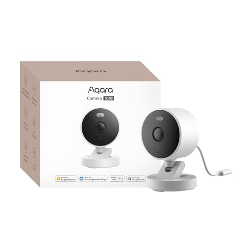Aqara G100, 2K Indoor/Outdoor Security Camera, HomeKit Secure Video, 2-Way ...
