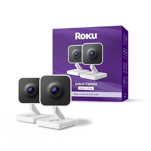 Roku Indoor Camera - Home Security - 2-Pack - Wired ...
