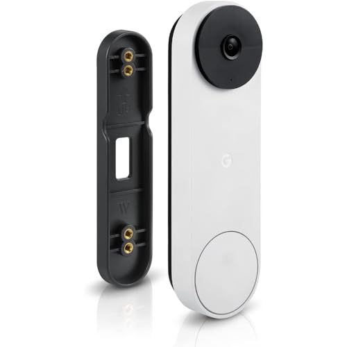 Wasserstein No-Drill Mount Compatible with Google Nest Doorbell (Battery) - ...