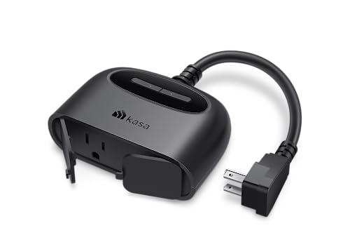 Kasa Outdoor Smart Plug, Smart Home Wi-Fi Outlet with 2 ...