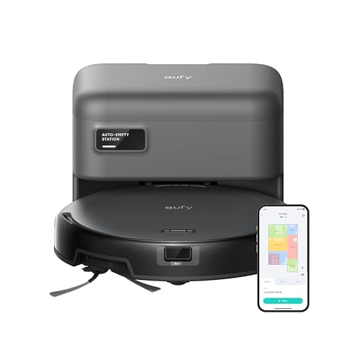 eufy C10 Robot Vacuum Self Emptying, 8 Weeks Hands Free, ...