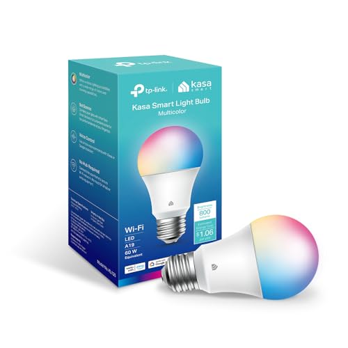 New Kasa Smart Bulb, Full Color Changing Dimmable Smart WiFi ...