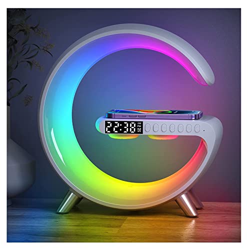 LeeNabao Smart LED Table Lamp, 4-in-1 Wireless Charger, Night Light, ...