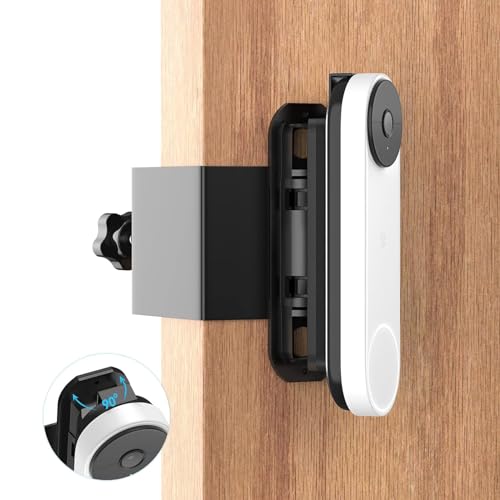 Borcorz Anti-Theft Adjustable Mount for Google Nest Doorbell (Battery), No ...