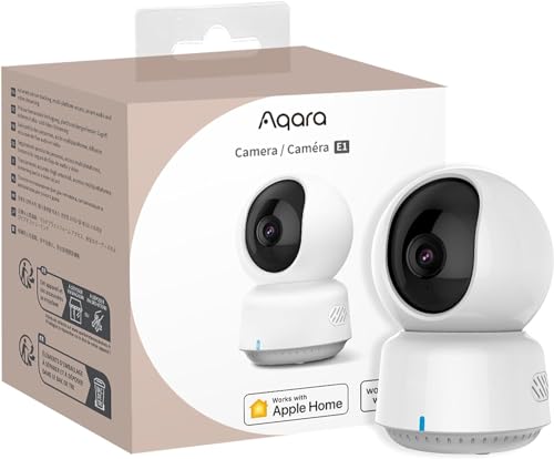 Aqara 2K Indoor Security Camera E1, Pan & Tilt, HomeKit ...