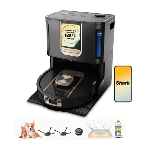 Shark Robot Vacuum & Mop Combo, PowerDetect ThermaCharged NeverTouch Pro, ...