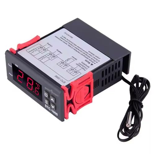 amiciSmart AC 220V Digital Thermostat, Temperature Regulating Device 10A with ...