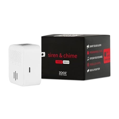 Zooz Z-Wave Long Range Smart Siren & Chime ZSE50 800LR ...