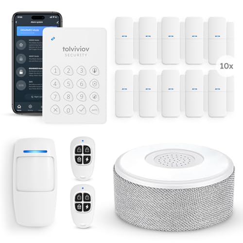 tolviviov Alarm System for Home Security, Door Alarm Systems, App ...