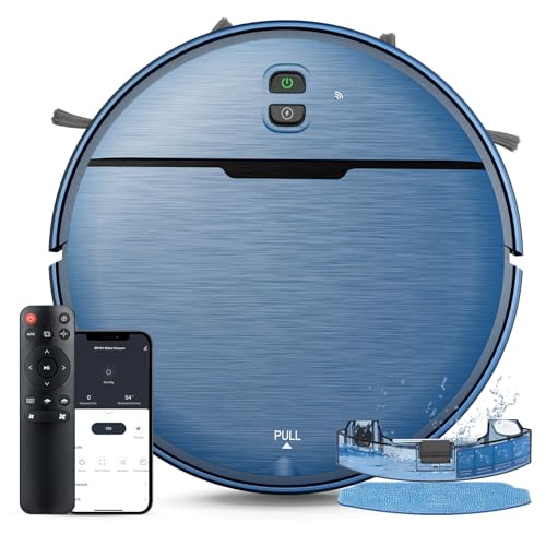 Robot Vacuum and Mop Combo, 2 in 1 Robot Vacuum ...