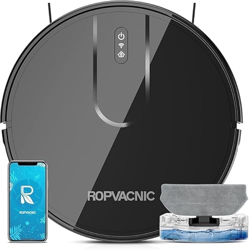 ROPVACNIC Robot Vacuum Cleaner Robot Vacuum and Mop Combo with ...